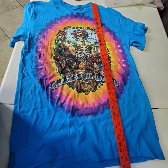Liquid Blue Grateful Dead Graphic‎ T Shirt Mens Size Medium Skeleton Heavy Metal - Picture 5 of 6